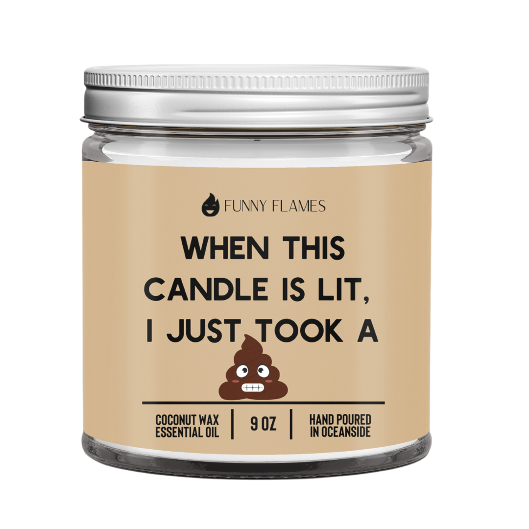 When This Candle Is Lit, I Just Took A Sh*t (PG) FunnyCandle
