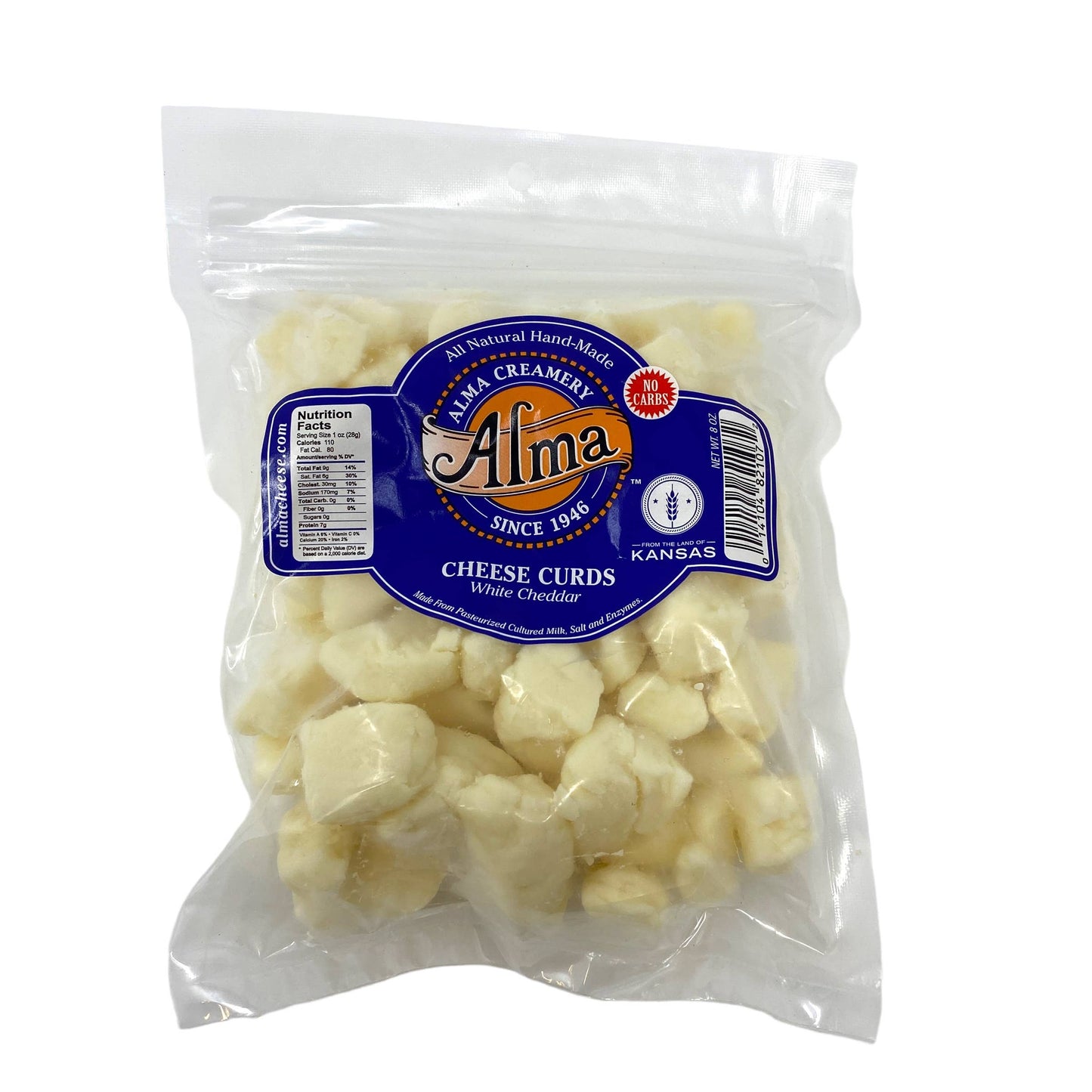 8oz. White Cheddar Cheese Curds