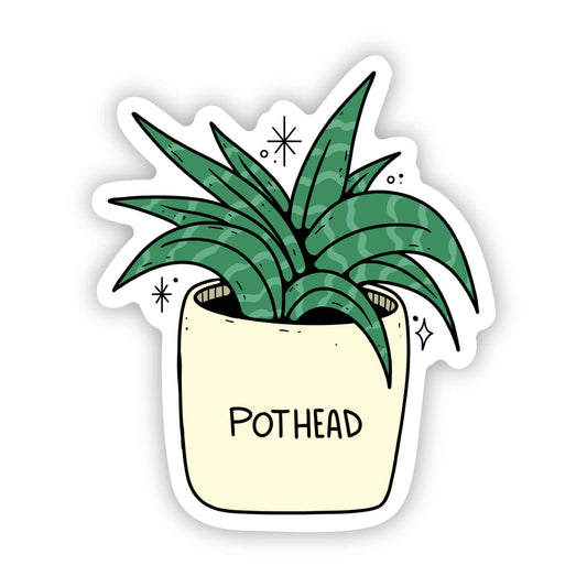 "Pothead" Sticker