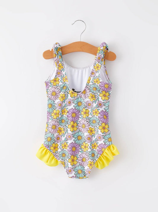 “Sunflower” Floral Boutique Swimsuit: 2