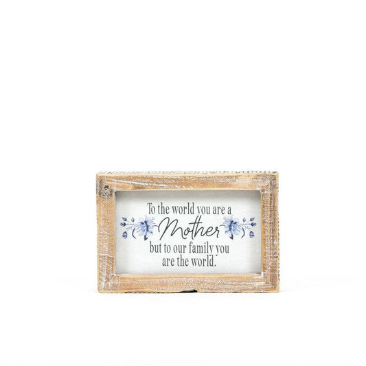 12622 - 6x4 rvs wood sign (MOTHER/BLESSING) MOTHER'S DAY