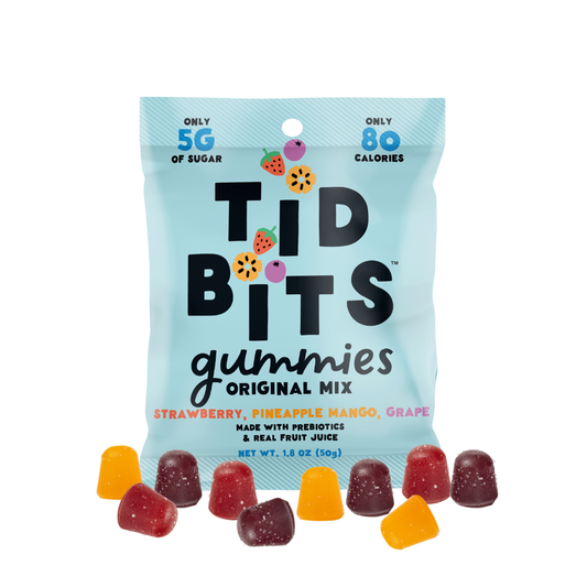 12pk Original Mix Gummy Candy, Low Sugar 5g, Prebiotics: 12 bags