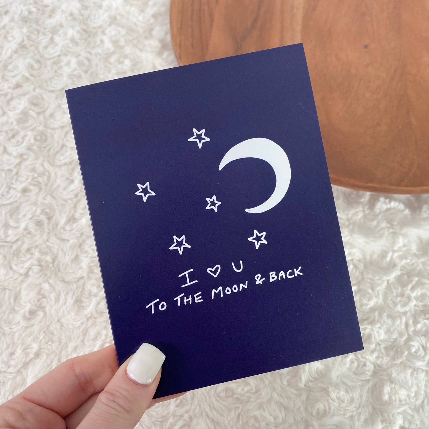 I Love U To The Moon and Back Card