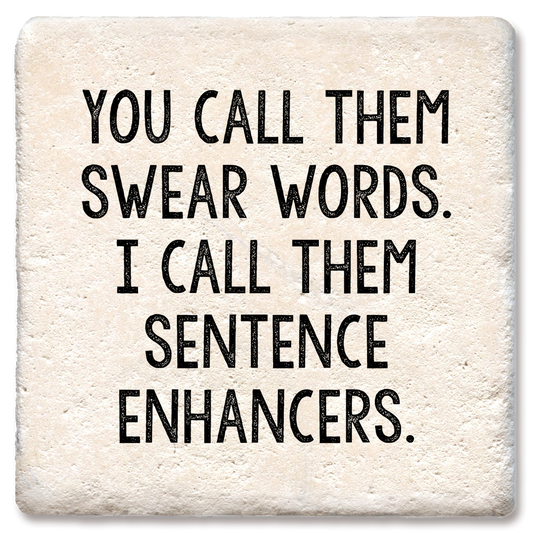 You Call Them Swear Words Coasters: Ceramic