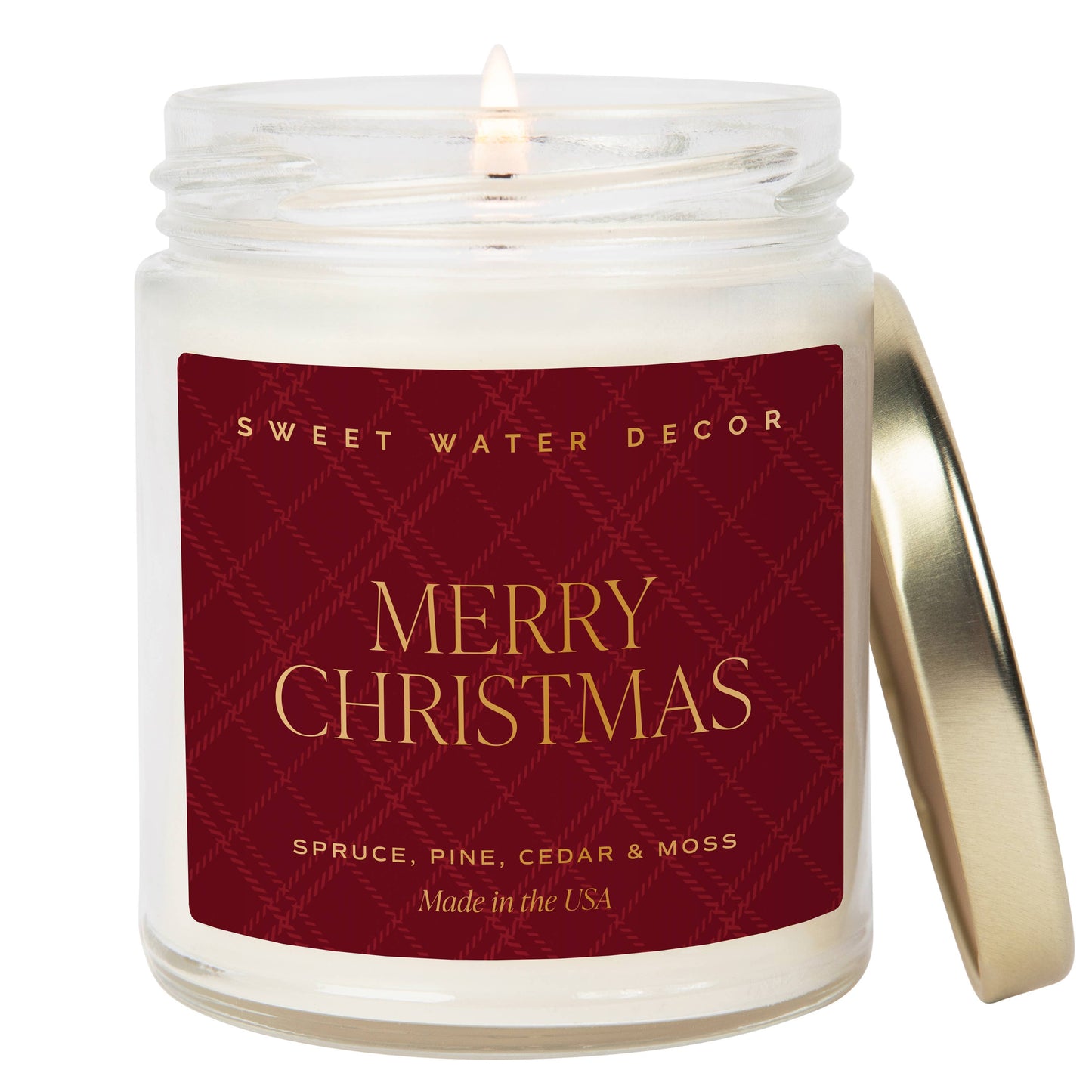 *NEW* Merry Christmas 9 oz Soy Candle - Christmas Decor