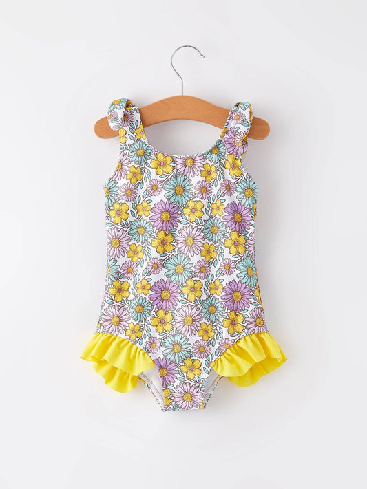 “Sunflower” Floral Boutique Swimsuit: 7
