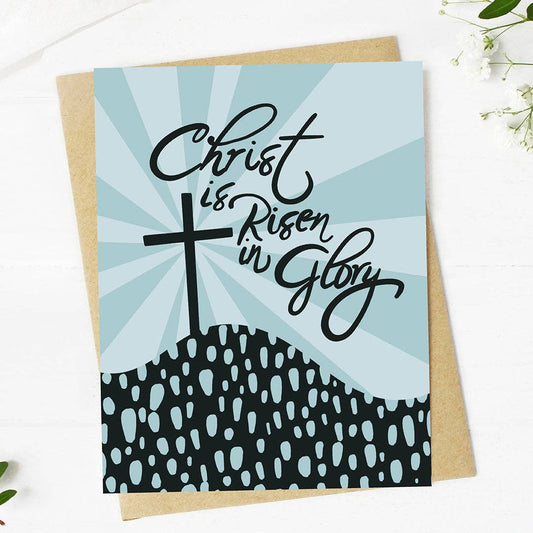 "Christ is Risen in Glory" Easter Text Faith Card