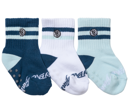 3-Pack Indigo socks: Toddler (12 months - 3 years)