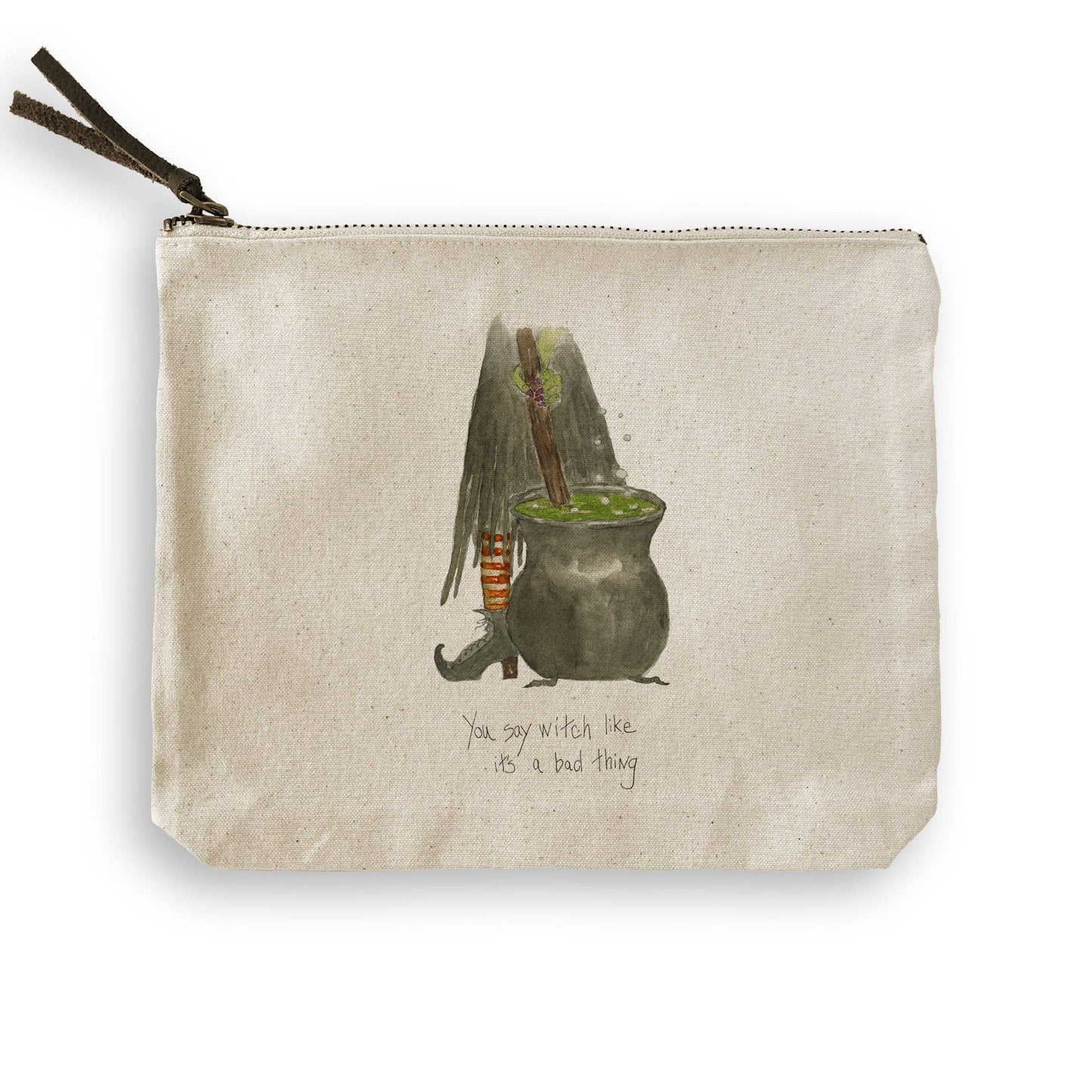 Witch Stirring Pot: Dishtowel / Keep Words / -