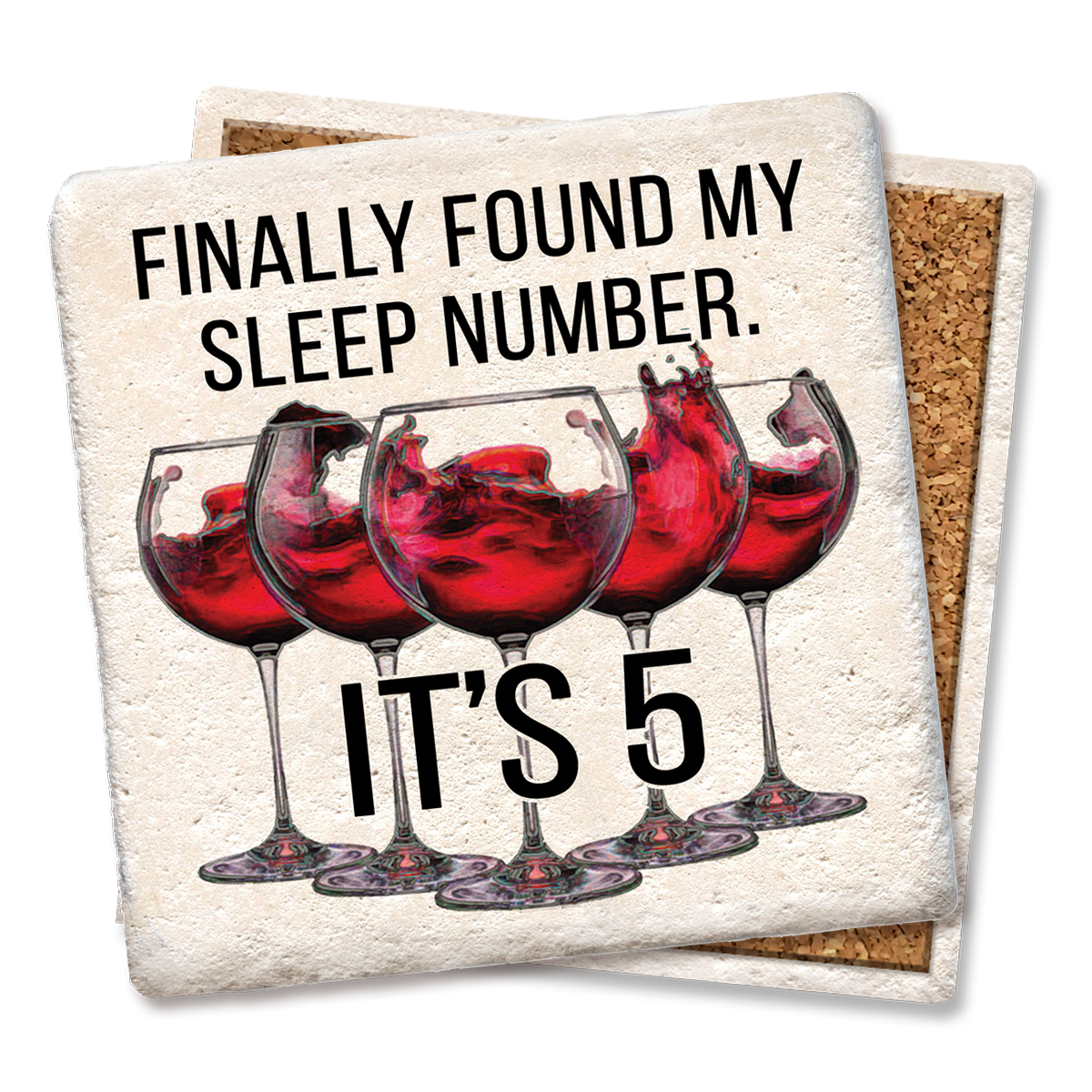 I found my sleep number coaster: Ceramic
