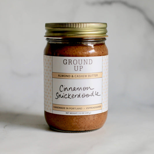 12oz - Cinnamon Snickerdoodle Almond + Cashew Nut Butter