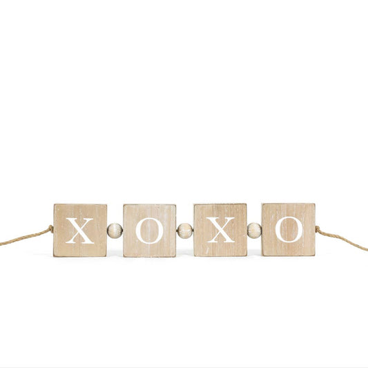 11836 - 16x3 rvs wood blocks (LOVE/XO) Valentine Everyday