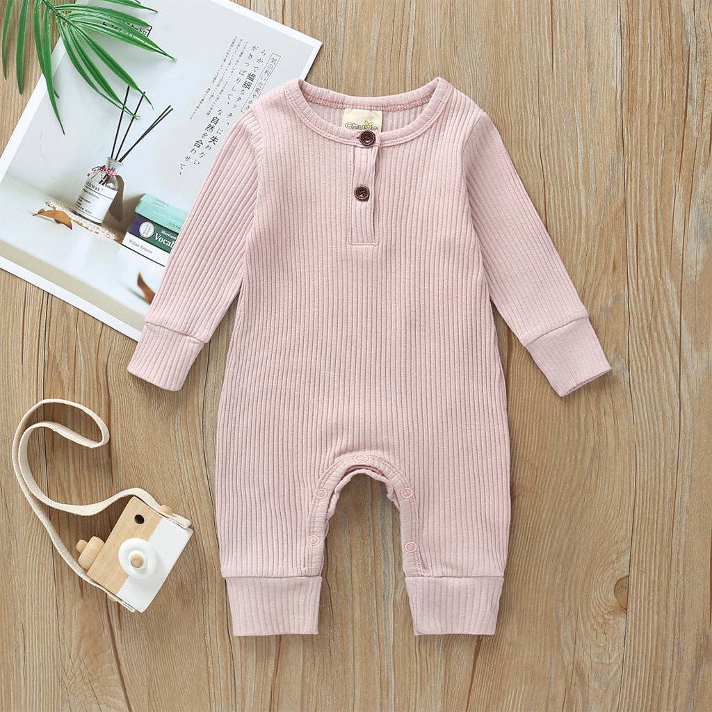 Baby Boy / Girl Cotton Knitted Style  Cardigan Jumpsuit: 12-18M / Green