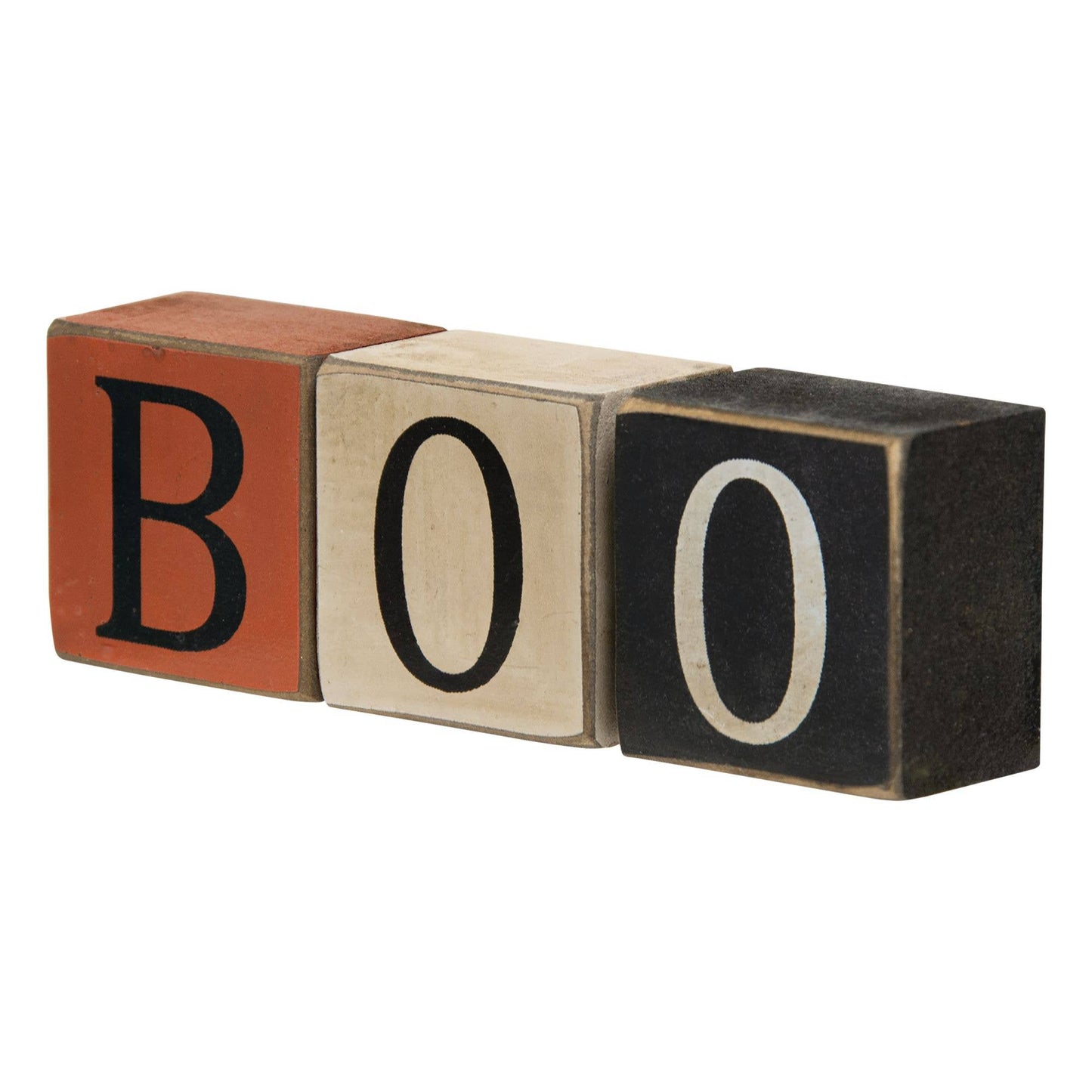3/Set, "Boo" Letter Blocks