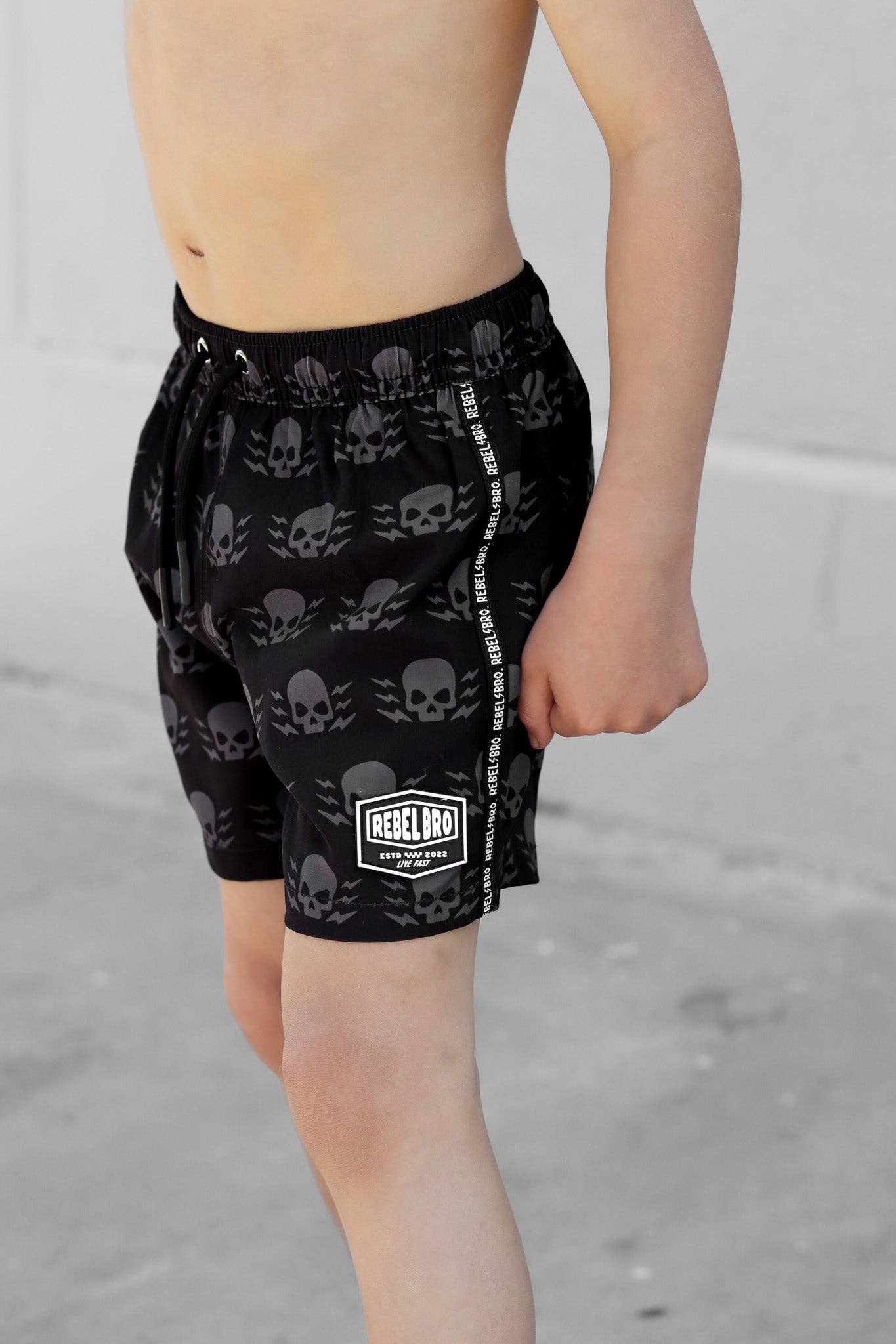 Hybrid Swim Trunks in Thunderstruck: 3-4T