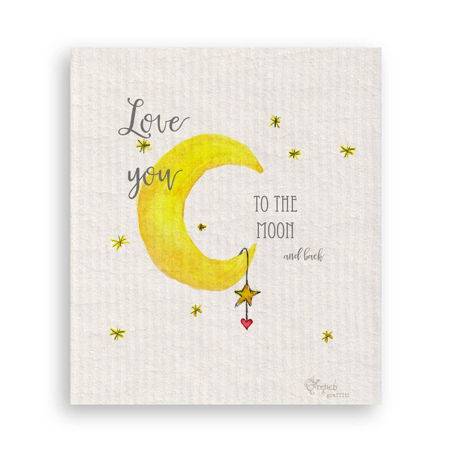 Love You to the Moon: - / Keep Words / Dishtowel