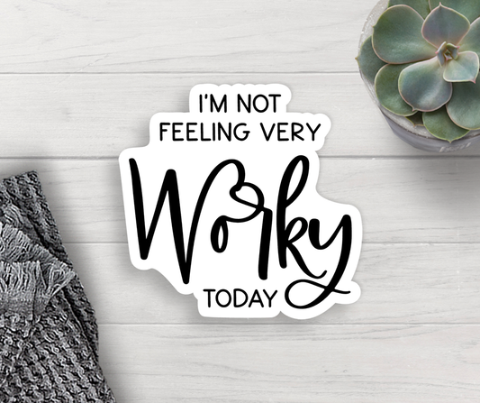 Worky Vinyl Sticker