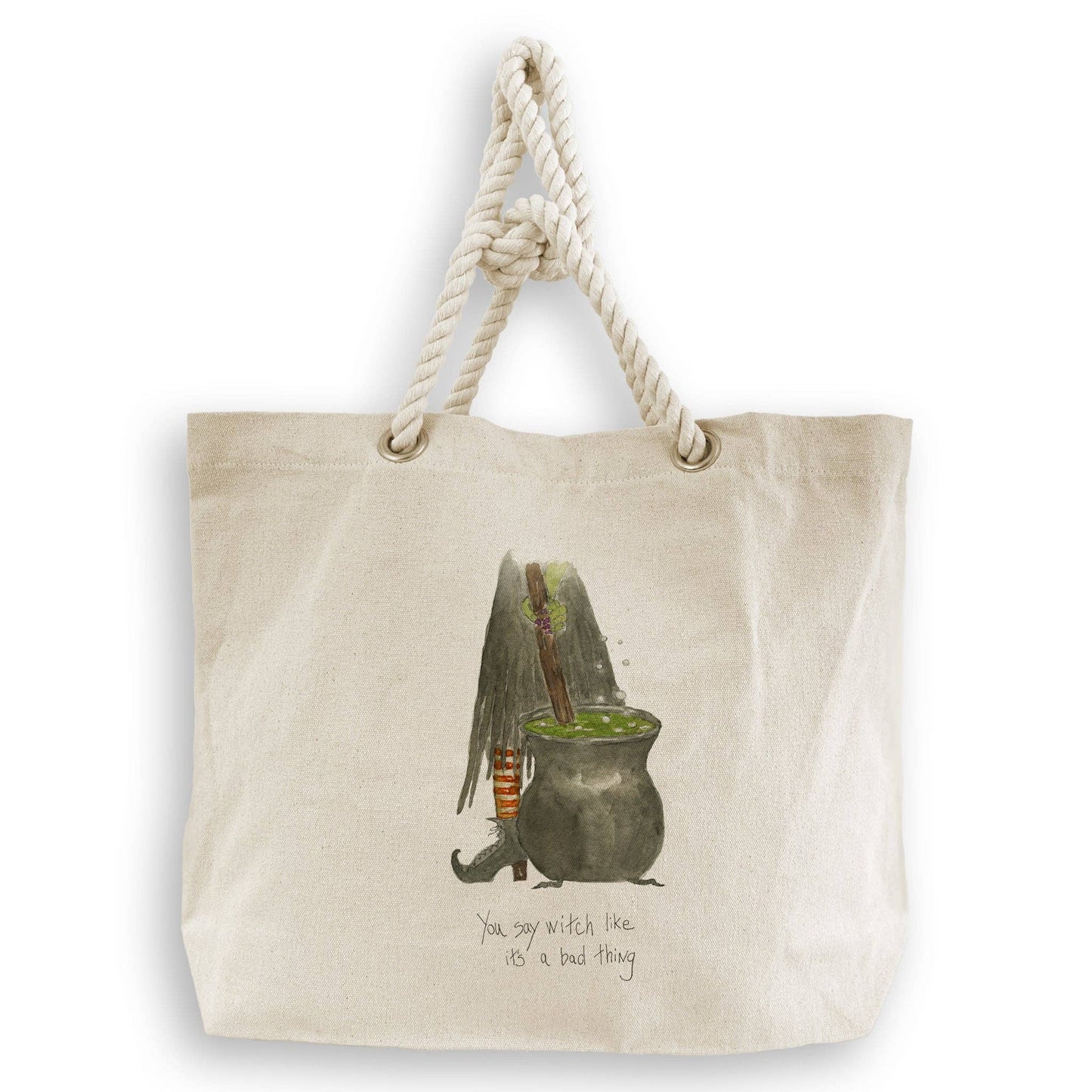 Witch Stirring Pot: Dishtowel / Keep Words / -