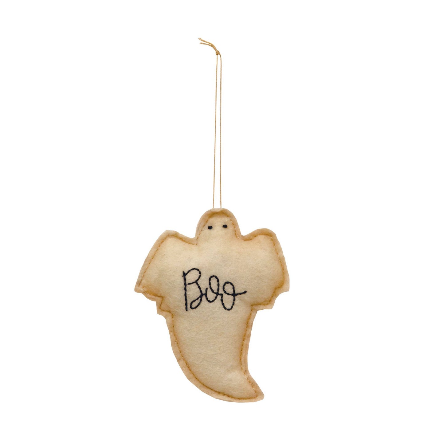 Boo Ghost Ornament, Felt
