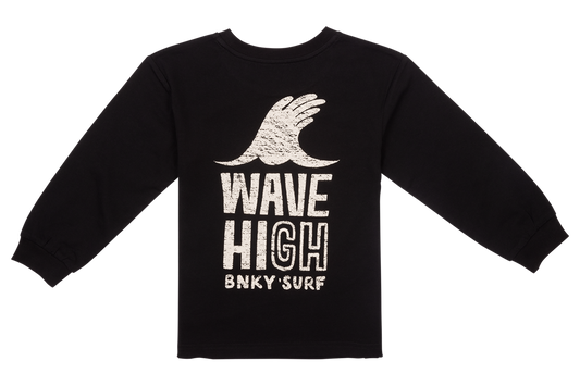 Wave High Long Sleeve Graphic T-Shirt: 6T