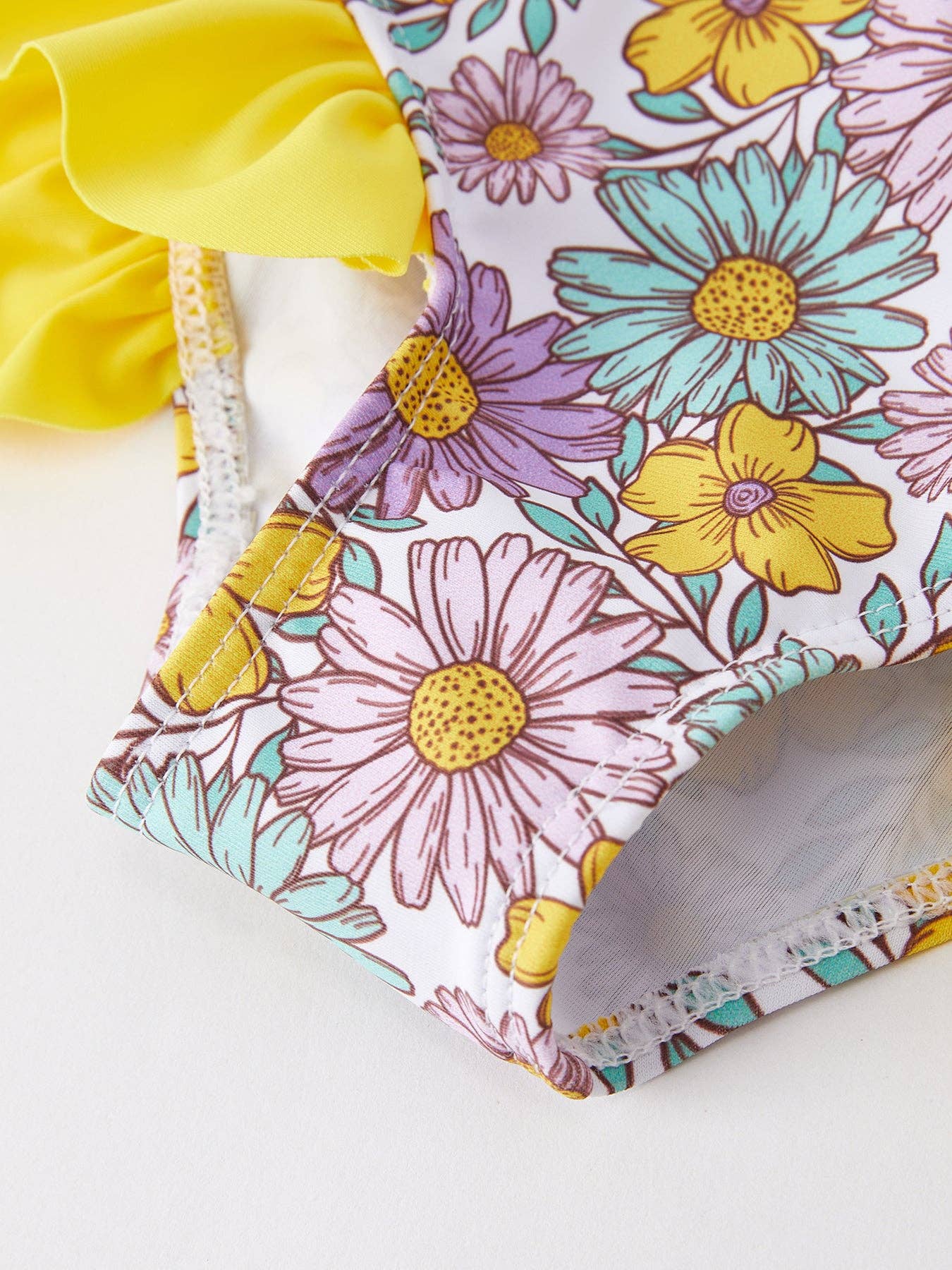 “Sunflower” Floral Boutique Swimsuit: 4