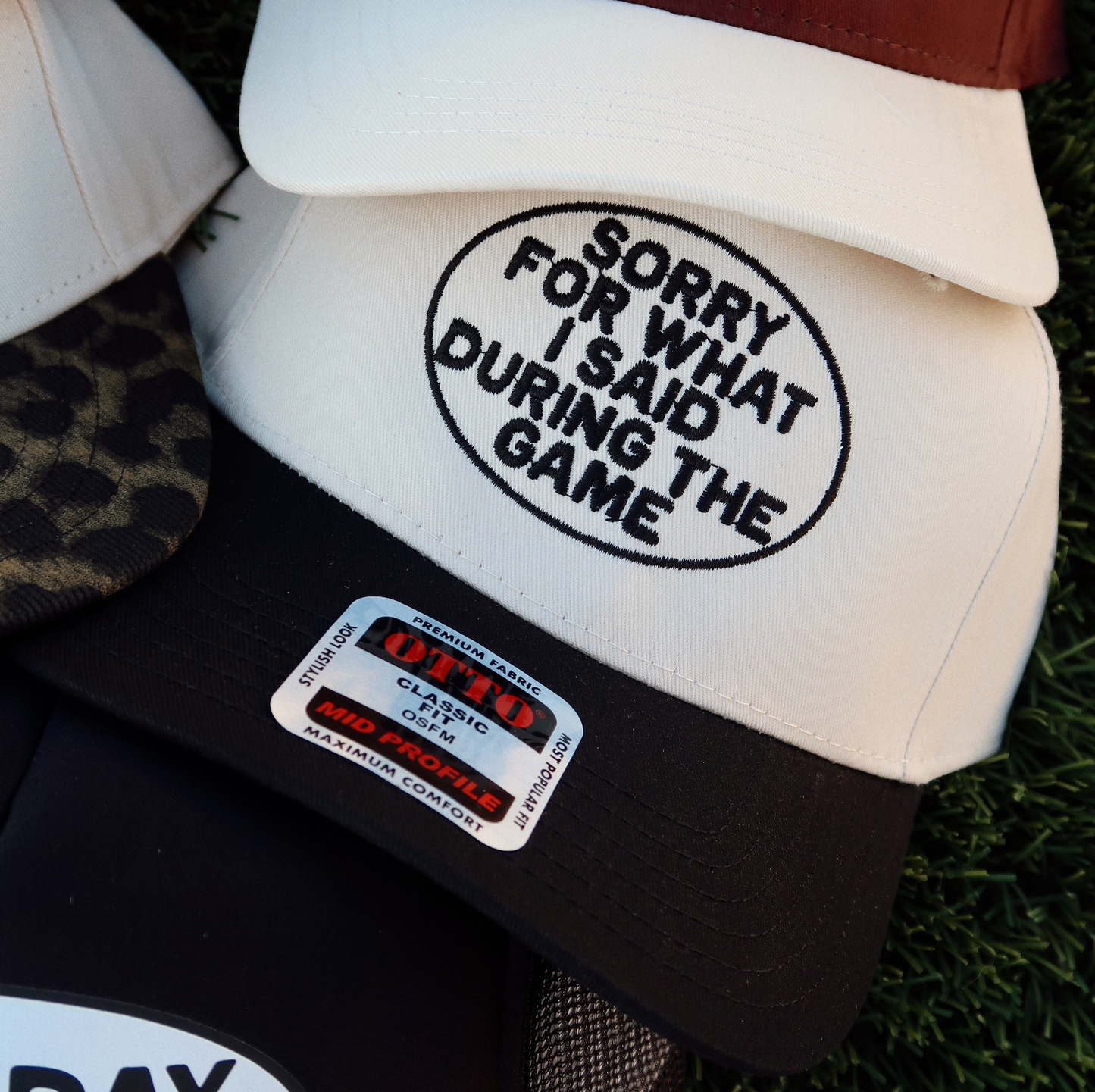Sorry For What I Said During The Game - Game Day Hat