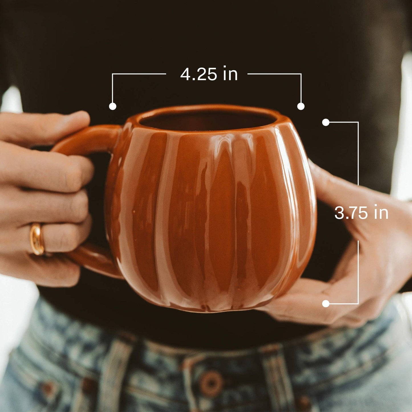 *NEW* Brown Pumpkin Coffee Mug - Fall Decor & Gifts