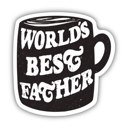 World's Best Father Mug Sticker