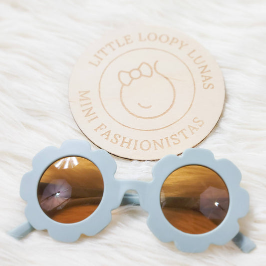 Retro Vintage Boho Floral Kids Toddler Sunglasses
