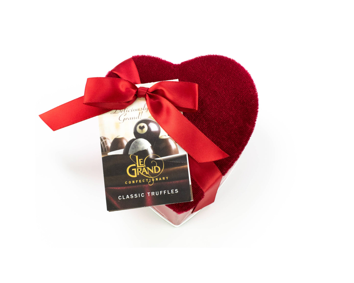 Valentine Chocolates 3-Piece Red Heart Box - Valentine Gift