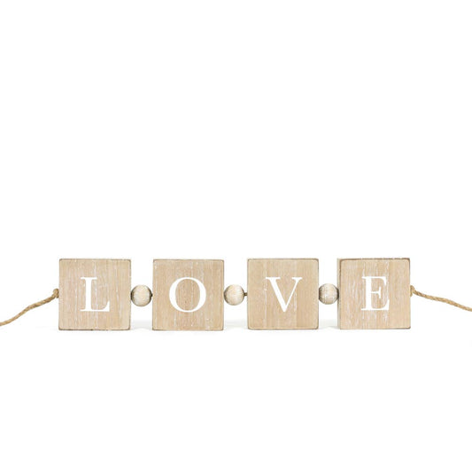 11836 - 16x3 rvs wood blocks (LOVE/XO) Valentine Everyday