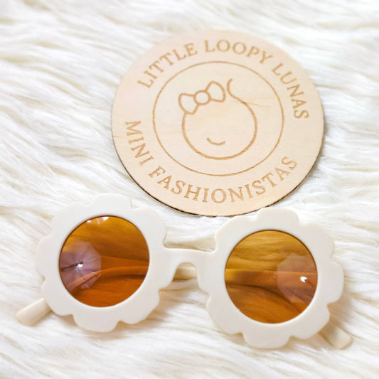 Retro Vintage Boho Floral Kids Toddler Sunglasses