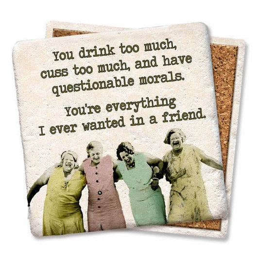 Coasters Four Ladies You Cuss Too Much 1266