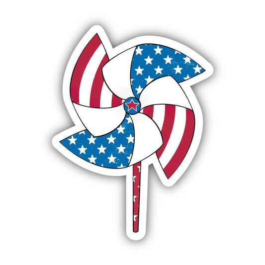 USA Pinwheel Sticker