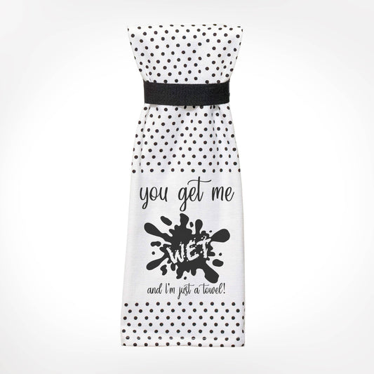 You Get Me Wet | Funny Bathroom Towels