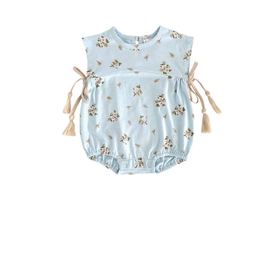 Side Tie Romper- Jersey