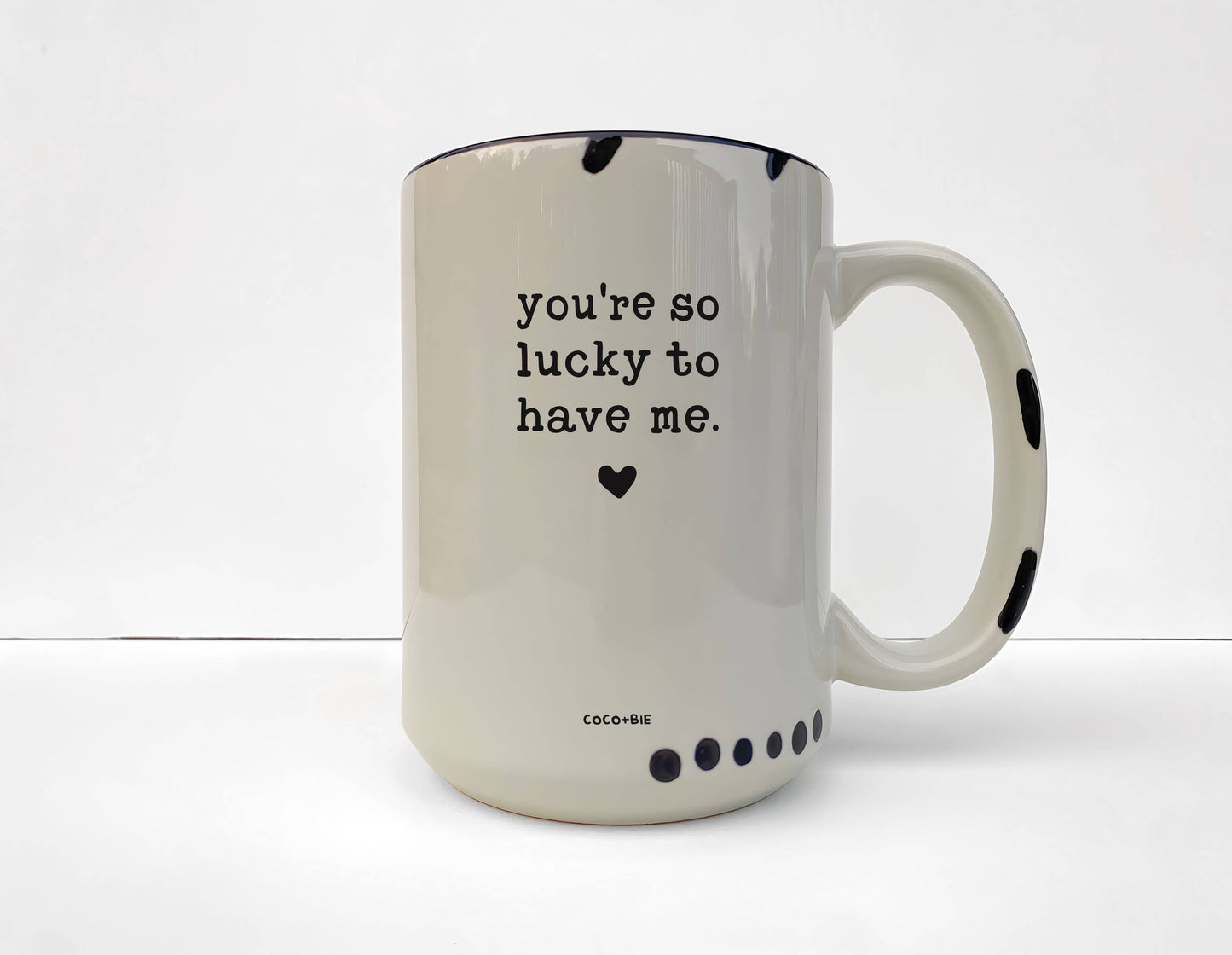 Lucky To Have Me Mug, Funny Valentine's Day Mug, Love, Sassy: Mint