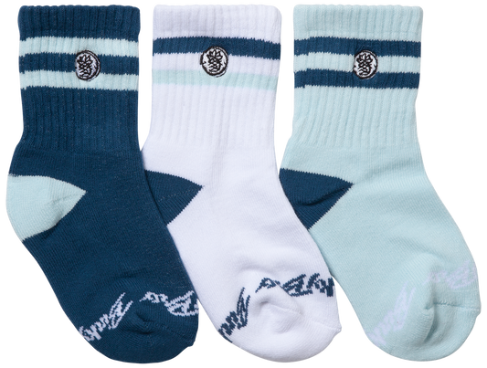 3-Pack Indigo socks: Toddler (12 months - 3 years)